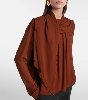 Sheer Twist georgette blouse | Dorothee Schumacher