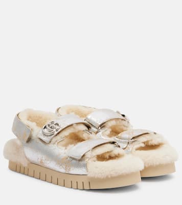 Sandales New Marmont GG en cuir | Gucci