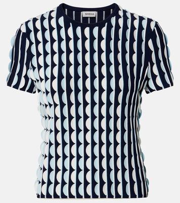 Kendra knitted scalloped top | Simkhai