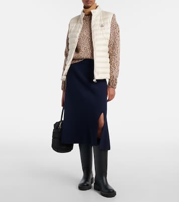 Chaleco de plumas con logo | Moncler