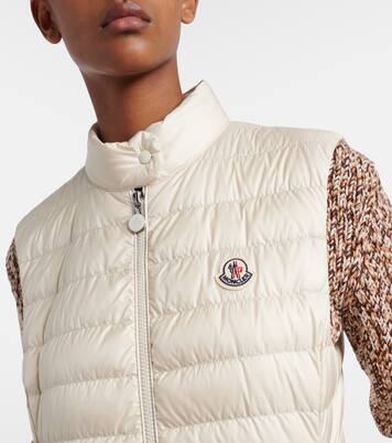 Chaleco de plumas con logo | Moncler