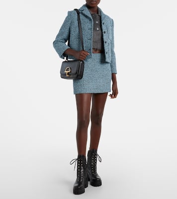 GG leather lace-up boots | Gucci