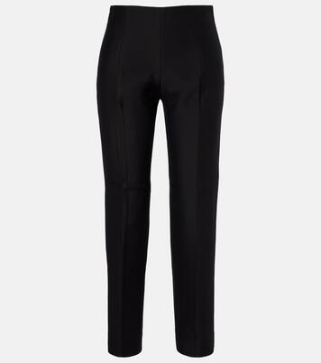 Wool and silk slim pants | Toteme
