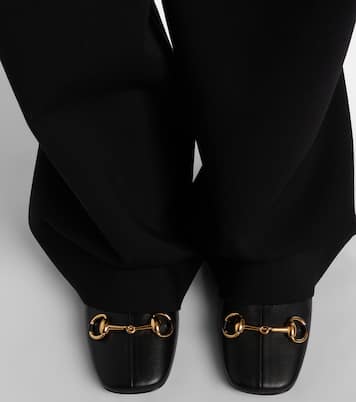 Signora Horsebit leather pumps | Gucci