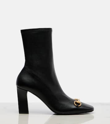 Signora Horsebit leather pumps | Gucci