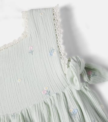 Robe Aloisa brodée en gaze de coton | Louise Misha