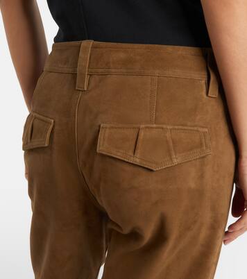 Suede straight-leg pants | Isabel Marant