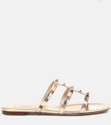 Mules Rockstud en cuir | Valentino Garavani