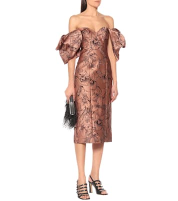 Synchronicity silk-blend midi dress | Johanna Ortiz