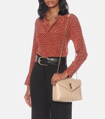 Sac Loulou Small en cuir | Saint Laurent