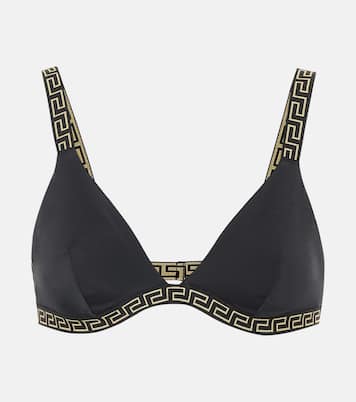 Greek Key bikini top | Versace