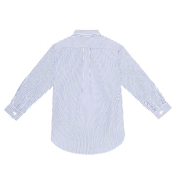 Camisa de popelín de algodón a rayas | Comme des Garçons Play Kids