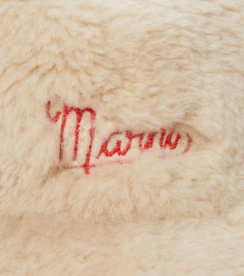 Shearling baseball cap | Marni