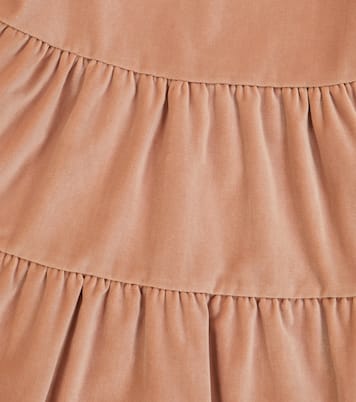 Abito in velour con pizzo | Il Gufo