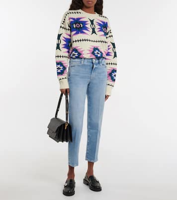 Le Nouveau straight mid-rise jeans | Frame