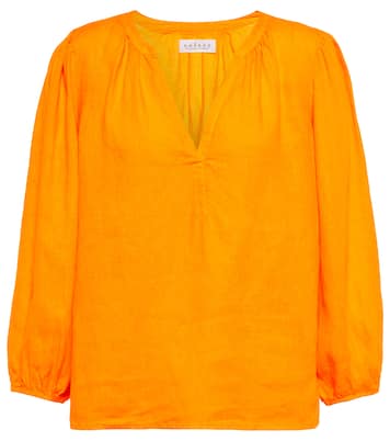 Ileana linen blouse | Velvet
