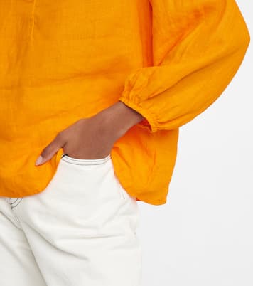 Ileana linen blouse | Velvet