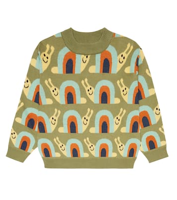 Pullover in jacquard di cotone | Stella McCartney Kids