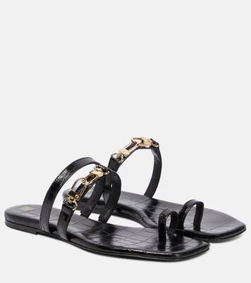 Sandales en cuir embossé | Toteme