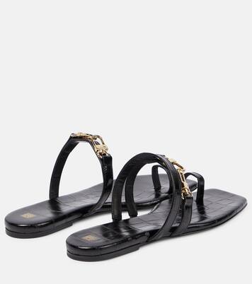 Sandales en cuir embossé | Toteme
