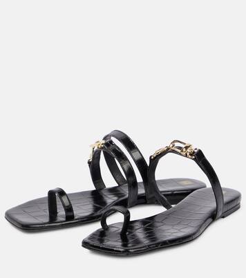 Sandales en cuir embossé | Toteme