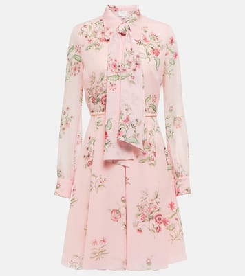 Robe en soie à fleurs | Giambattista Valli