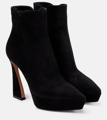 Ankle Boots Vertigo 105 aus Veloursleder | Gianvito Rossi