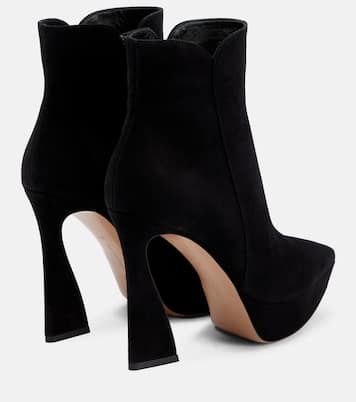 Ankle Boots Vertigo 105 aus Veloursleder | Gianvito Rossi