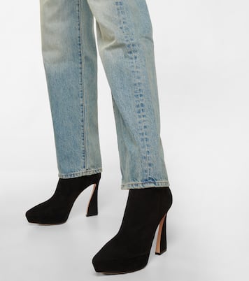 Ankle Boots Vertigo 105 aus Veloursleder | Gianvito Rossi