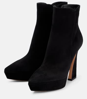 Ankle Boots Vertigo 105 aus Veloursleder | Gianvito Rossi