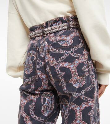 Jeans a vita alta con cintura | Etro