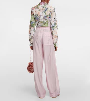 Pantalon ample en soie | Dries Van Noten