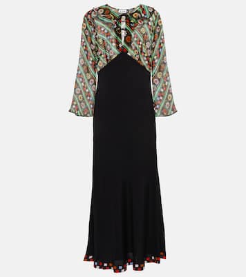 Vestido Lora de crepé estampado | Rixo