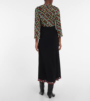 Vestido Lora de crepé estampado | Rixo