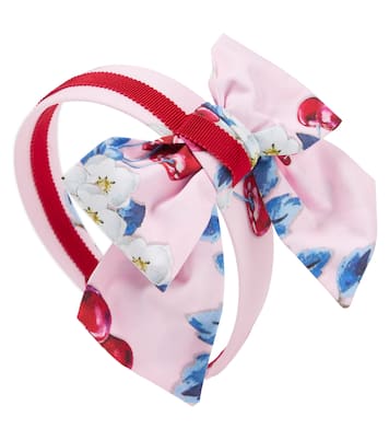 Fascia per capelli Cherry con fiocco | Monnalisa