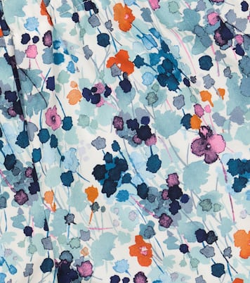 Floral cotton T-shirt and pants set | Il Gufo