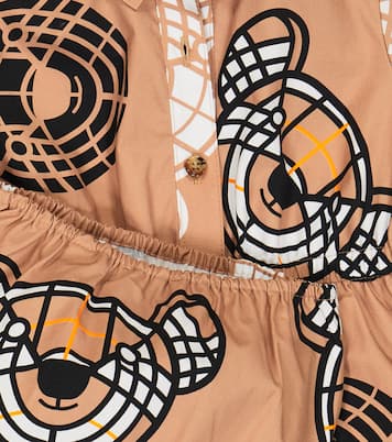 Baby Thomas Bear dress and bloomers set | Burberry Kids