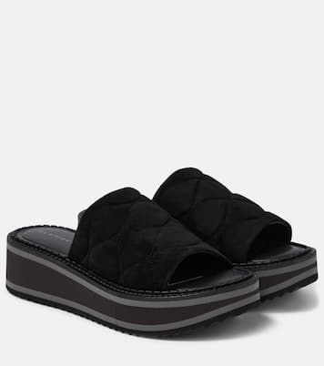 Sandali con plateau Fast in suede | Clergerie