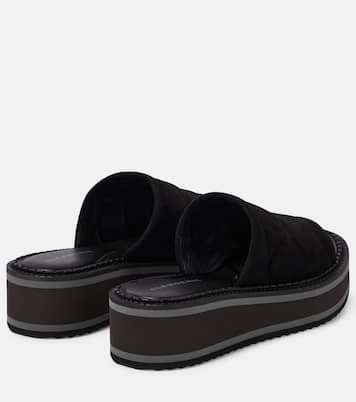 Sandali con plateau Fast in suede | Clergerie