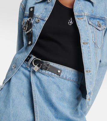 Minigonna Padlock in denim | JW Anderson