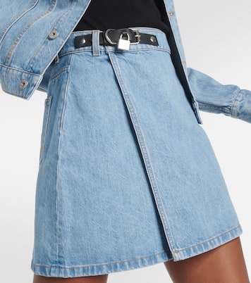 Minigonna Padlock in denim | JW Anderson