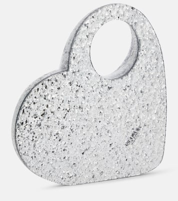 Clutch Heart con glitter | Aquazzura