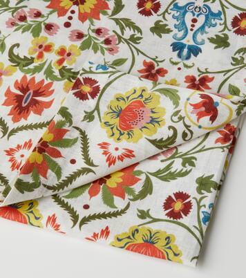Rinascimento floral linen tablecloth | Cabana