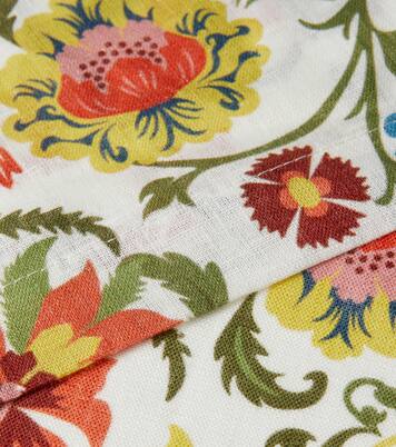Rinascimento floral linen tablecloth | Cabana