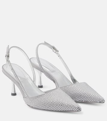 Slingback-Pumps Dylan mit Kristallen | Simkhai
