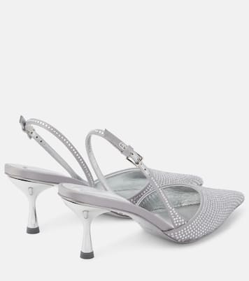 Slingback-Pumps Dylan mit Kristallen | Simkhai