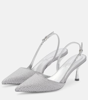 Slingback-Pumps Dylan mit Kristallen | Simkhai