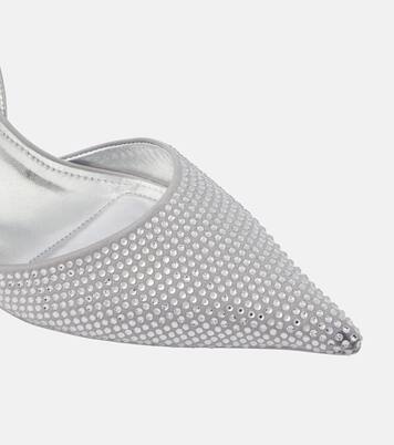 Slingback-Pumps Dylan mit Kristallen | Simkhai