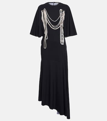 Trompe l'oeil midi dress | Stella McCartney