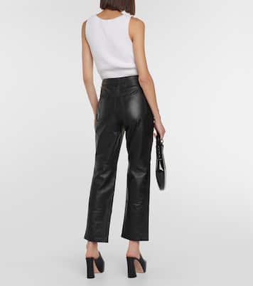 Crop top White Label de algodón y cachemir | Proenza Schouler